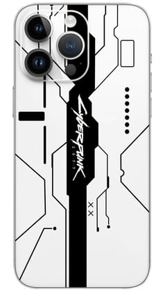 Cyberpunk white  Mobile Skin Wrap  - CYP0010