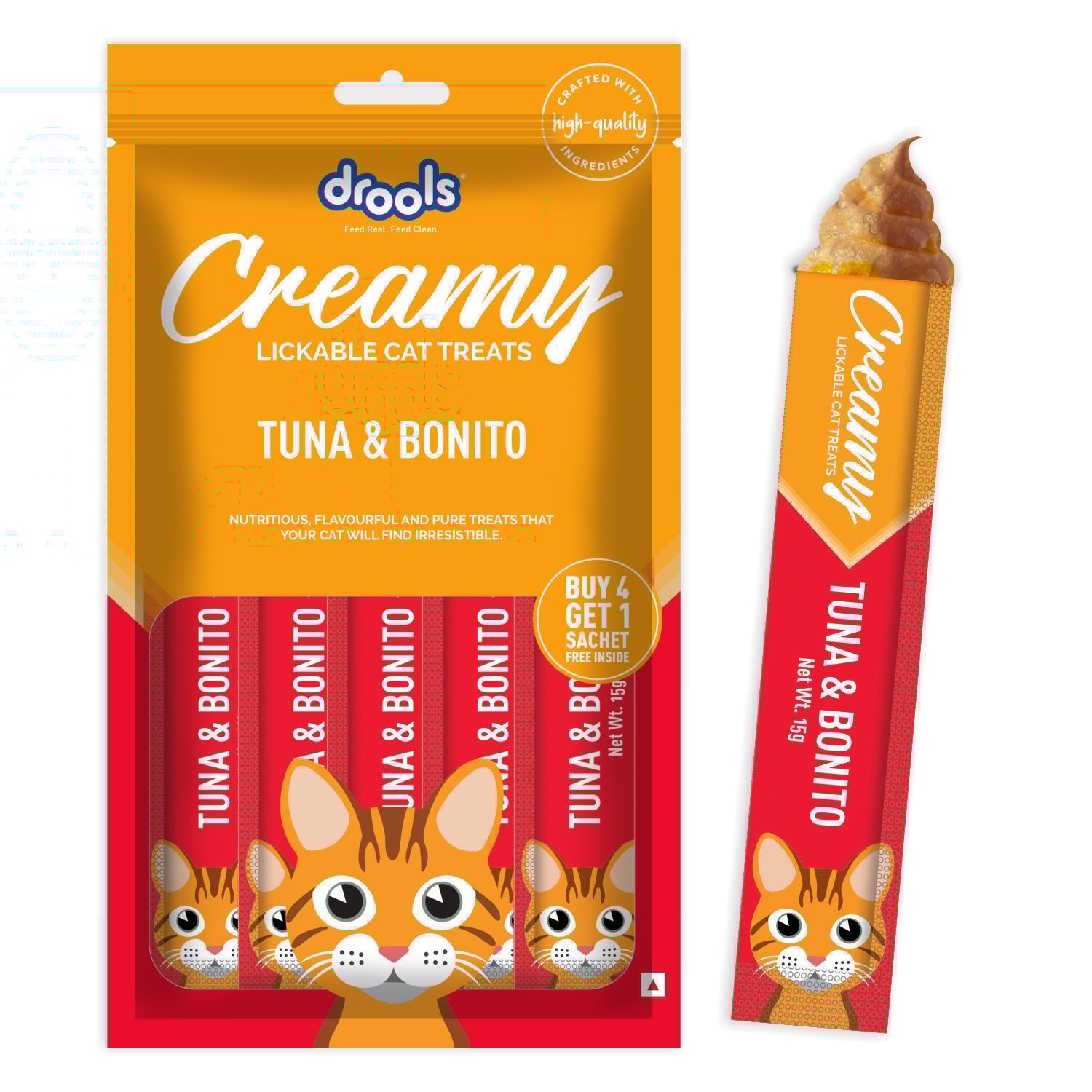 Drools Creamy Tuna &amp; Bonito 5 Sticks