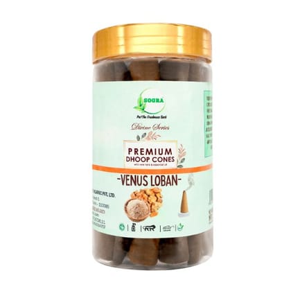 Sogra Devine Series Premium Venus Loban Dhoop Cones 150 Gms (Pack Of 1)