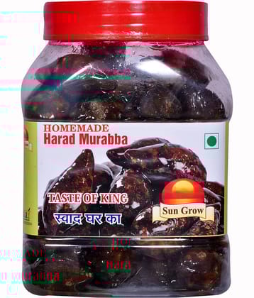 Sun Grow Handmade Home Made Organic Black Harad Murabba (Digestive Pack) Pickle 1 kg