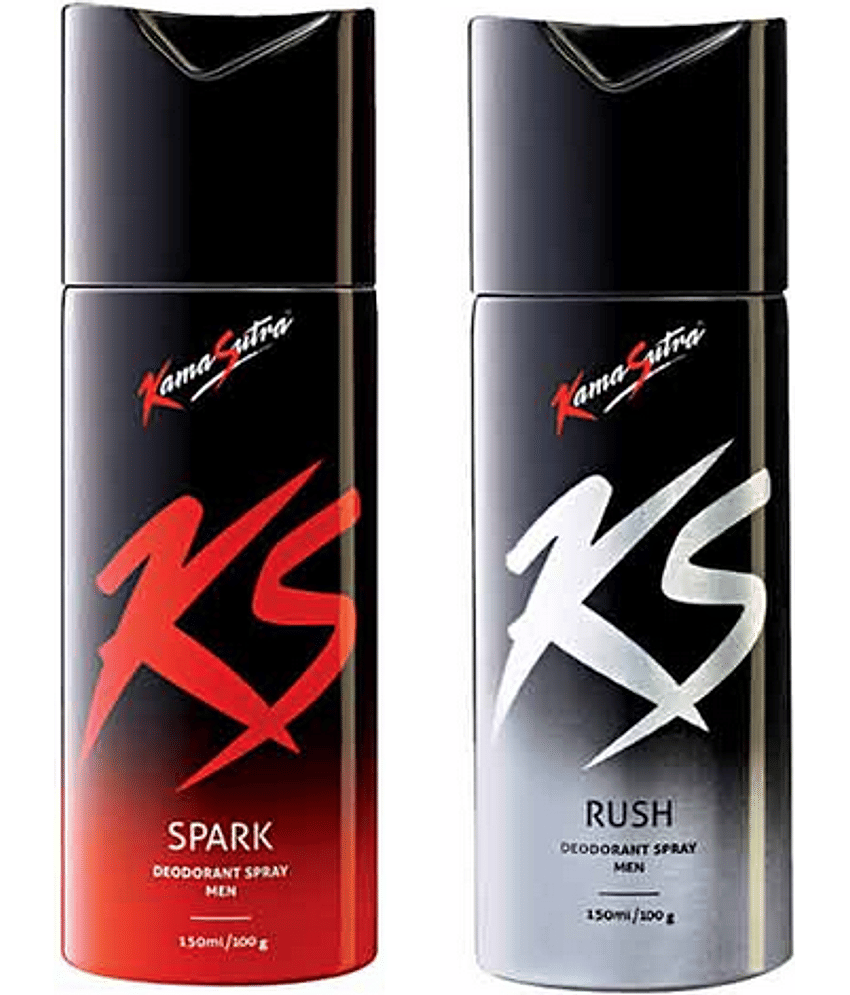KamaSutra - Deodorant Spray for Unisex 300 ml ( Pack of 2 )
