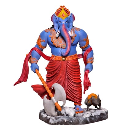 Vimanika Comics Shree Ganesh 3D Printed Statue Collectable Figurine 7 inches Pack of 1 Pcs