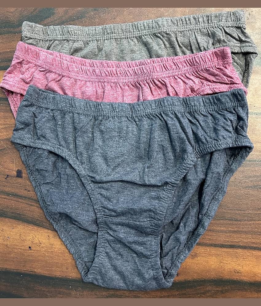 Ladyland Pack of 3 Cotton Hipster For Women ( Multicolor )