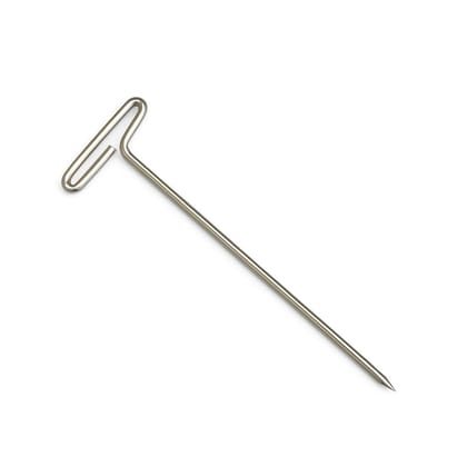 Stainless Steel T Pins (380+ Pieces) � 22mm Nickel Plated Pins for Wig Making, Blocking, Knitting, Paper, Garment Packing, Office Use, Strong Metal Pin � T Pins for Paper
