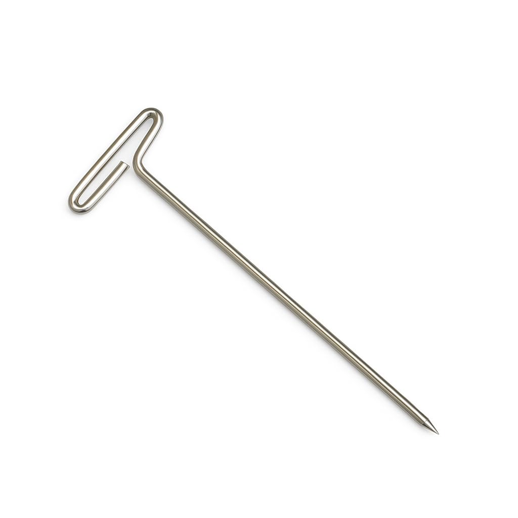 Stainless Steel T Pins (380+ Pieces) � 22mm Nickel Plated Pins for Wig Making, Blocking, Knitting, Paper, Garment Packing, Office Use, Strong Metal Pin � T Pins for Paper