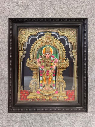 Thiruchendur Murugar Embossed  - With Frame 34 x 28