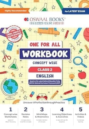 OSWAAL CBSE ONE FOR ALL WORKBOOK ENGLISH CONCEPT WISE CLASS 2