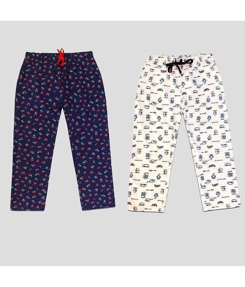 Ariel Pack of 2 Girls 100% Cotton Pyjama ( Multi Color )