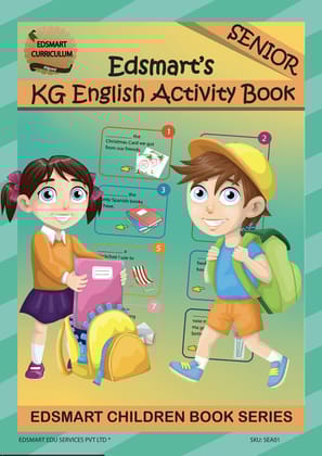 Edsmart Senior KG English Activity and English Grammar Book CBSE | UKG English activity book [Paperback] [Jan 01, 2019] Edsmart Edu Services Pvt Ltd