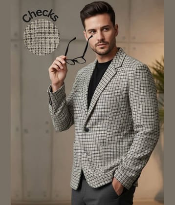 Rigo Cotton Blend Men's Blazer - Blue ( Pack of 1 )