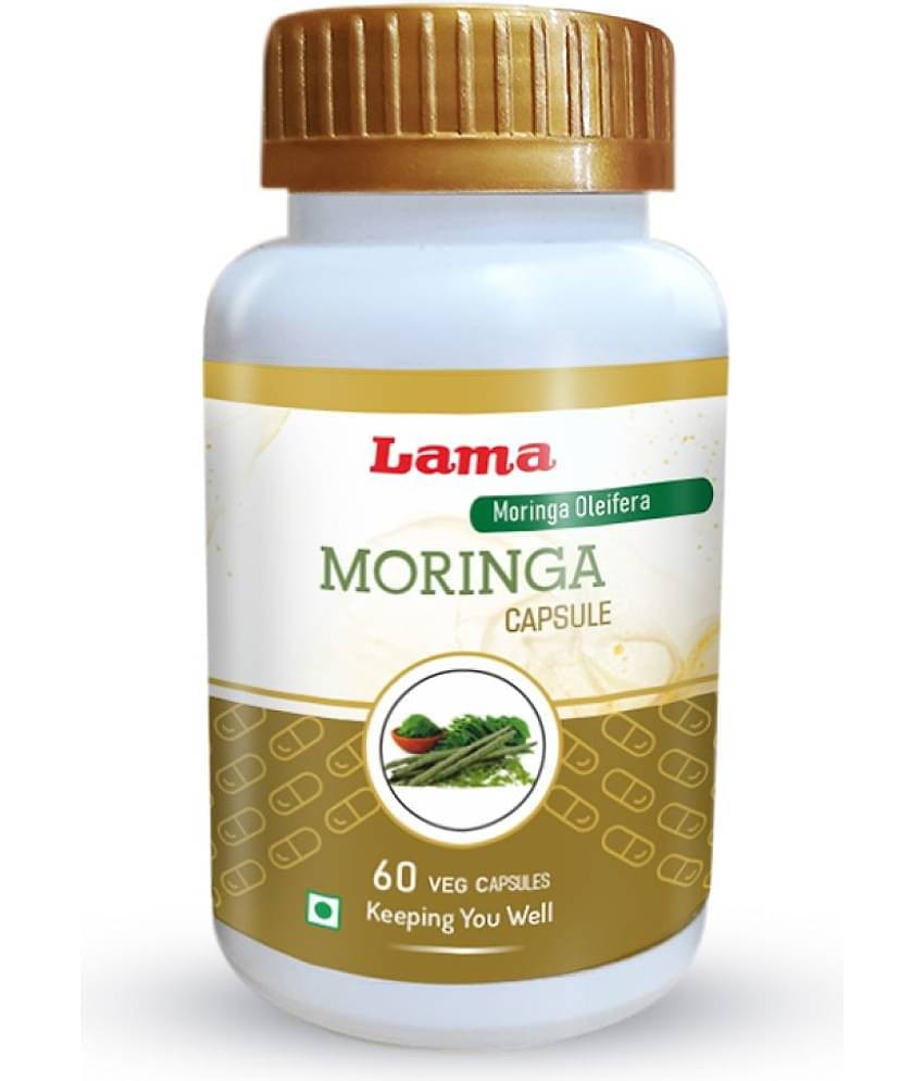 Lama Moringa 60 veg Capsules For Detox(Pack of 1)