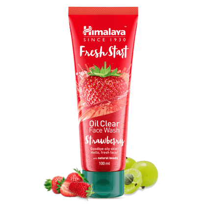 Himalaya Herbals Fresh Start Oil Clear Strawberry Face Wash, 100 ml Himalaya Herbals Fresh Start Oil Clear Strawberry Face Wash, 100 ml