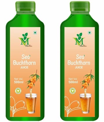 Sea Buckthorne sugar free Juice Pack of 2 - 500ml