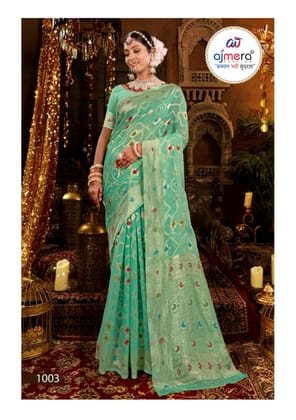 SOJ Strawberry Cotton  Saree with Unstitched Blouse