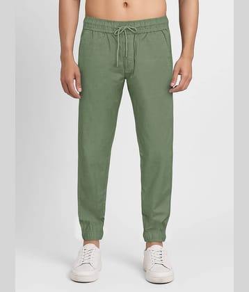 plounge Regular Men's Joggers - Green ( Pack of 1 )