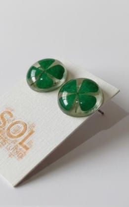 Four Leaf Clover Earing