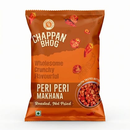 Chappan Bhog Peri Peri Makhana - 45 gm - One single pack