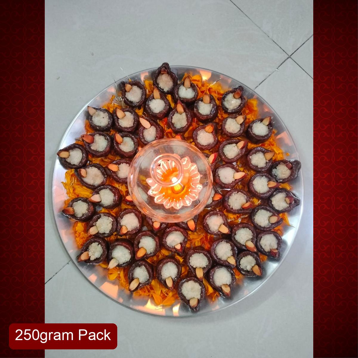 Aaswad Caterers Khajur Dive (250g) | Festive Gifting and Celebrations