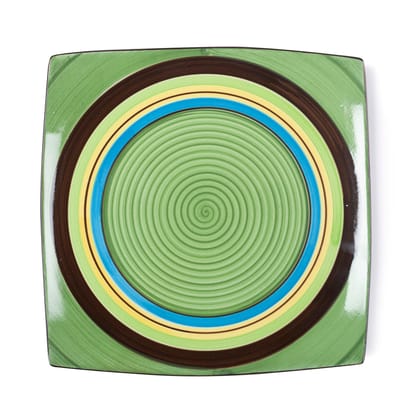 Hand Painted Ceramic Plate - 10"