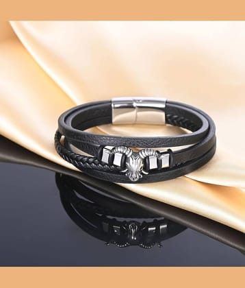FASHION FRILL Black Bracelet ( Pack of 1 )