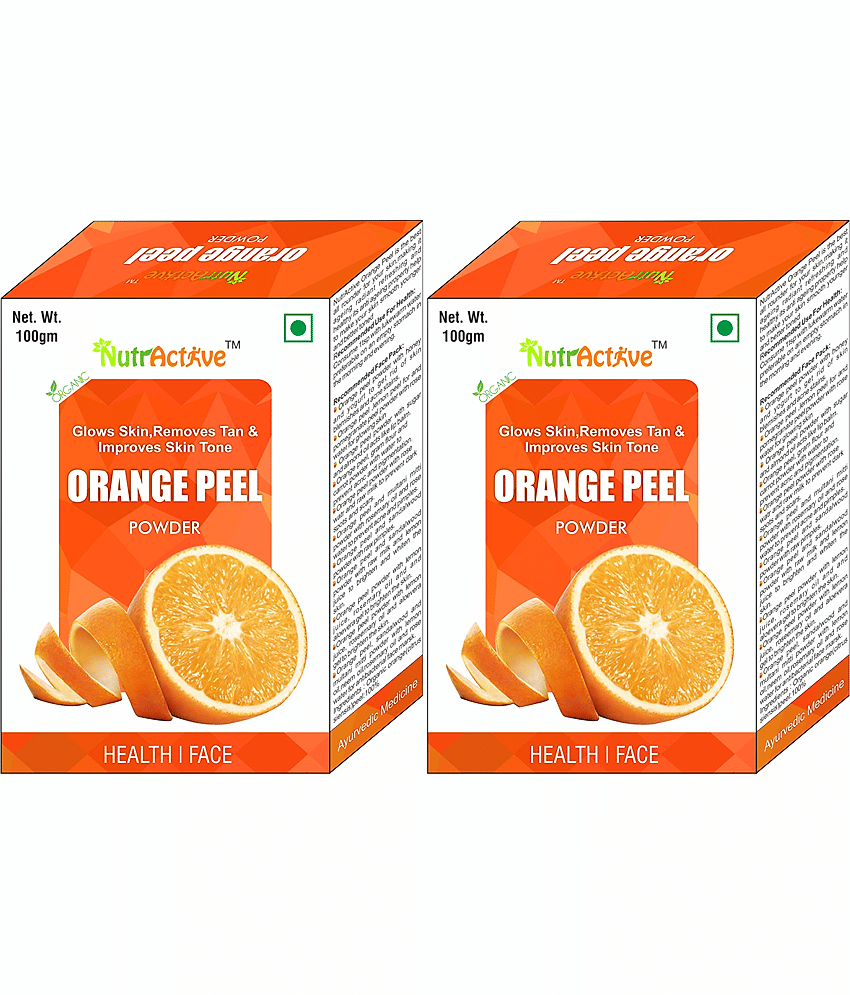 Nutractive Orange Peel Powder 100 Gm Pack of 2