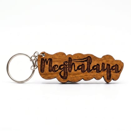 ENGRAVED WOODEN KEYCHAIN