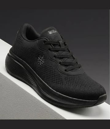 Cult AeroVent Black Men's Sports Running Shoes
