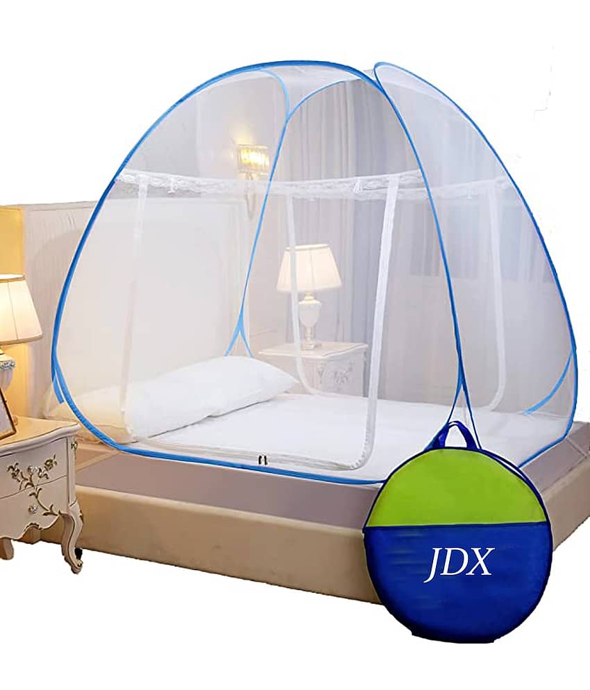 JDX - Multi Polycotton Foldable Mosquito Net, Machardani ( Pack of 1 )