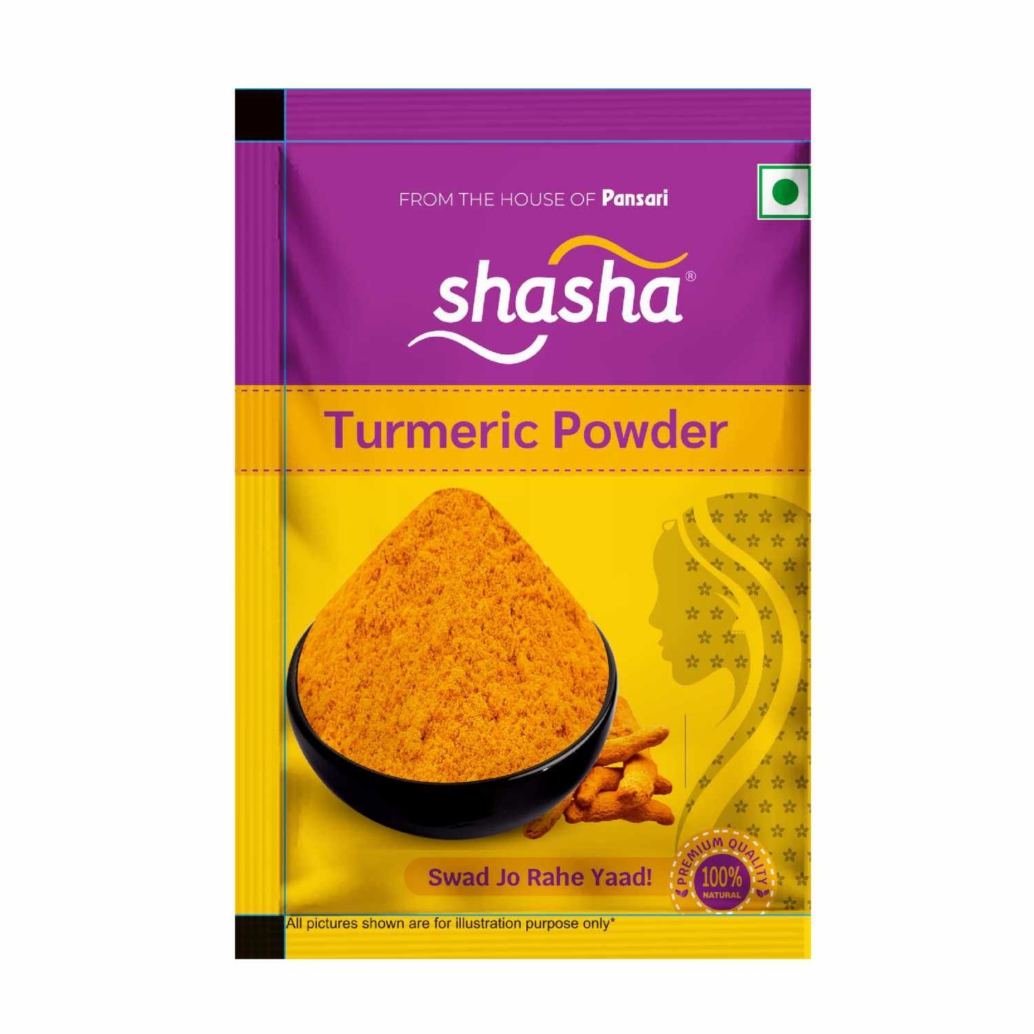 Shasha Powdered Spices – Haldi 20g