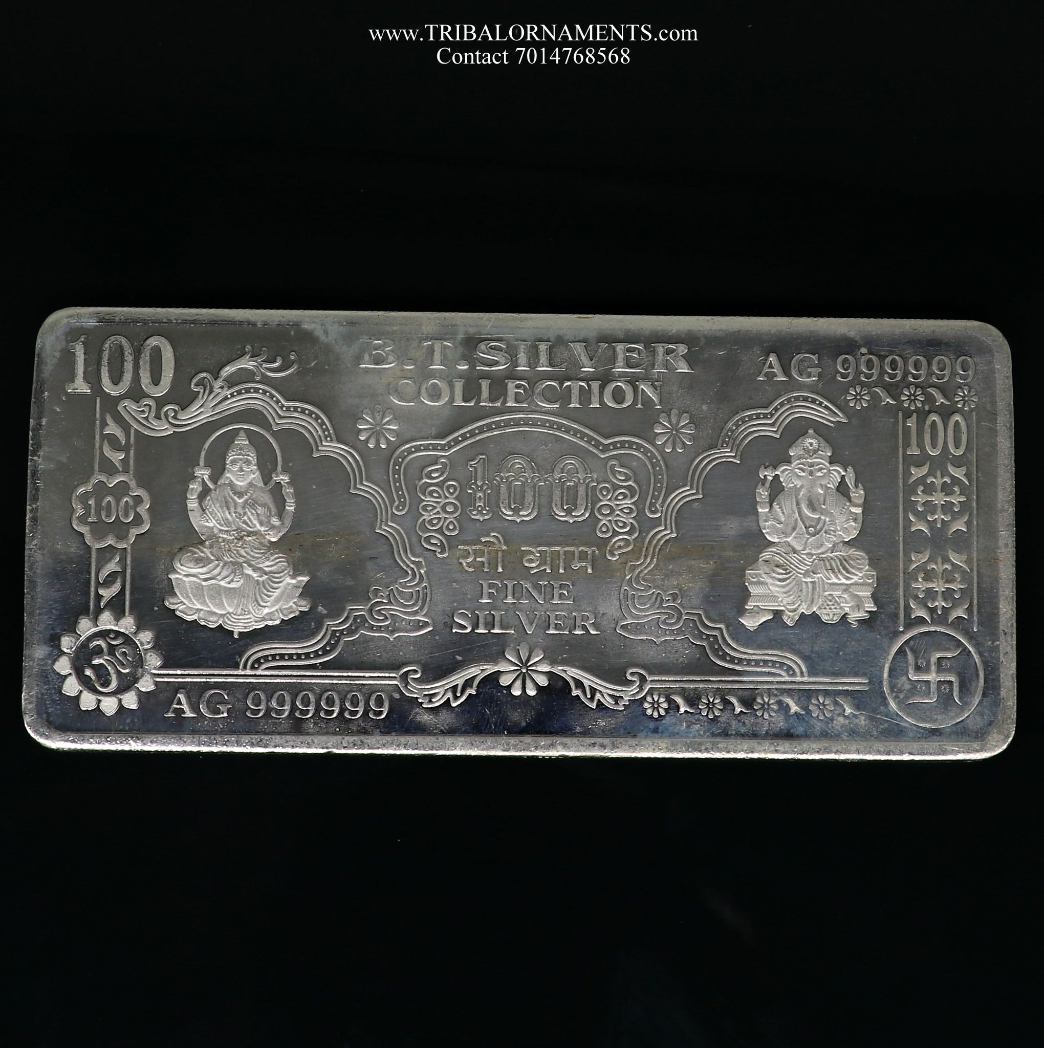 Pure Silver Bar | Silver Bar of 92.5 Purity | Silver Note | Silver bar of 5g, 10g, 20g, 100g | Silver Bar Pure for diwali.
