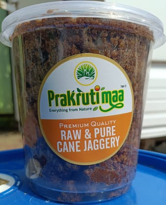 Prakrutimaa Raw & Pure Jaggery (1Kg) | Unrefined Sweetener