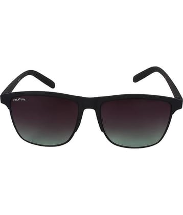 Creature - Black Square Sunglasses ( Pack of 1 )