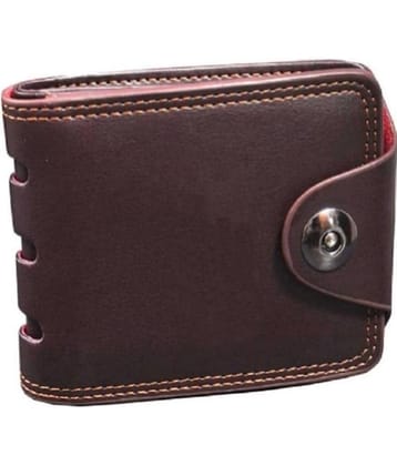 style AMOR - Brown Canvas,Leather,Rubber,Metallic,Faux Suede Men's Regular Wallet ( Pack of 1 )