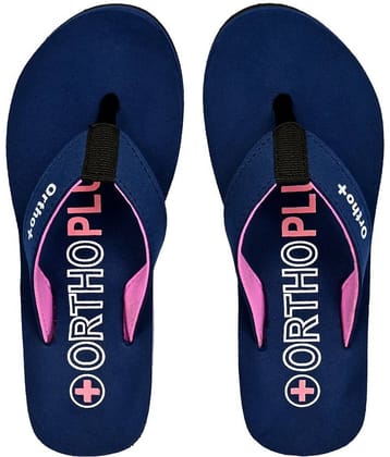 Cozy Wear - Blue Women's Thong Flip Flop