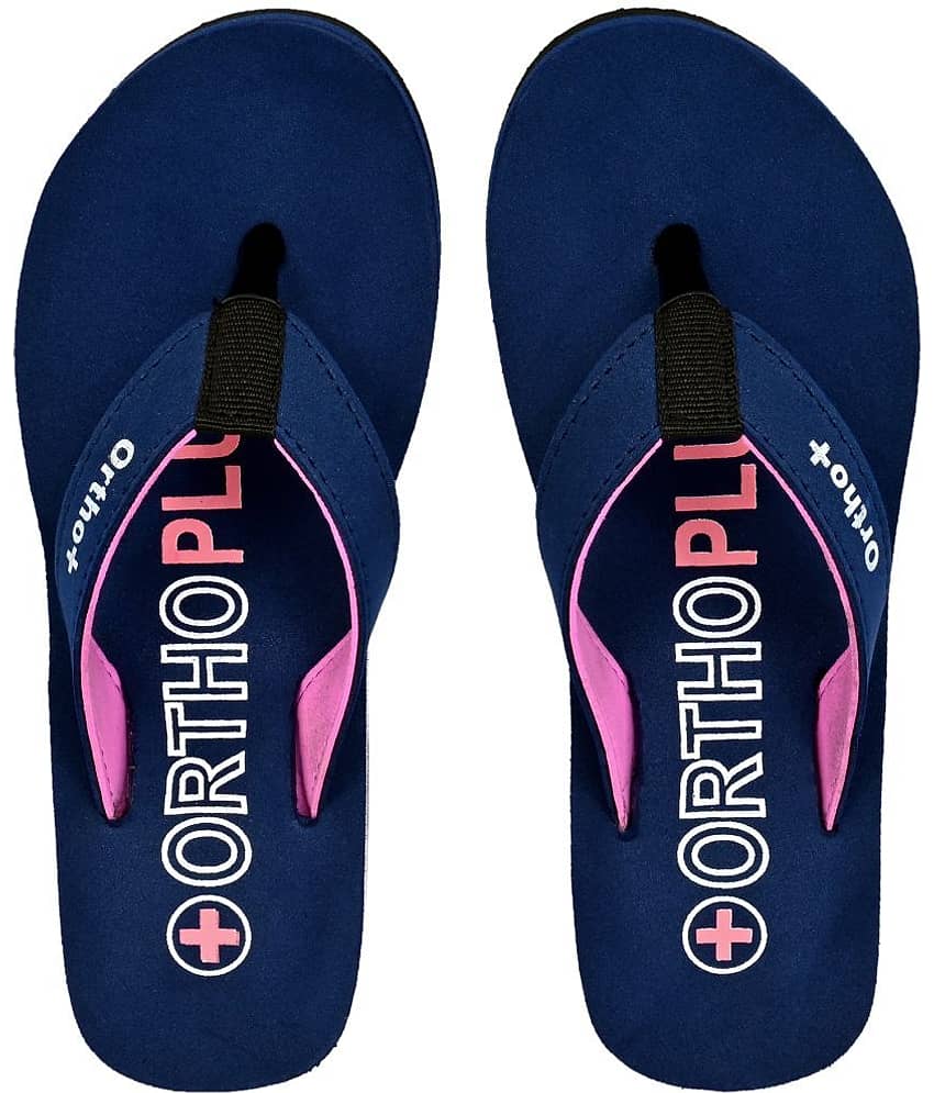 Cozy Wear - Blue Women's Thong Flip Flop