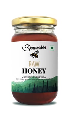 AROGYASIDDHI Raw Honey , Pure & Organic , Zero Added Sugar , Natural Sweetener - 500gms AROGYASIDDHI Raw Honey , Pure & Organic , Zero Added Sugar , Natural Sweetener - 500gms