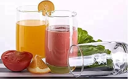 Steamless Plaza Clear Glass | 280 ML | Elegant Drinking Glass for Water, Wine, Juice, Beer, Cocktails and Mixed Drinks |