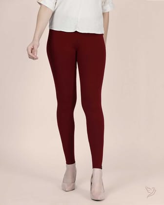 Viscose Ankle Legging - Cherry Berry-S / Cherry Berry