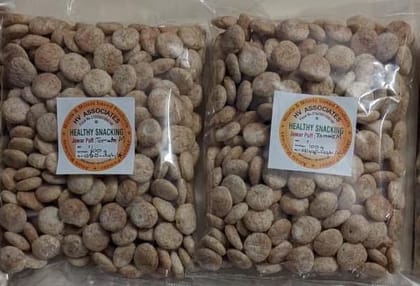 Hv Associates Assorted Jowar Puffs Combo (Pack of 4 x 100G) | Tomato, Cheese, Pudina & Lemon Flavours | Ultimate Healthy Party Snack Pack | Gluten-Free Roasted Namkeen Variety Box
