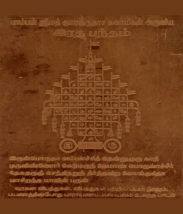 Sri Bakthi Today Radha Bandham Bandam Yantra Yantram Yendram Copper