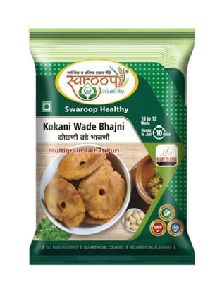Swaroop Healthy Kokani Wade Bhajni (200g) | Multigrain Flour Mix | Authentic Maharashtrian Tikhat Puri