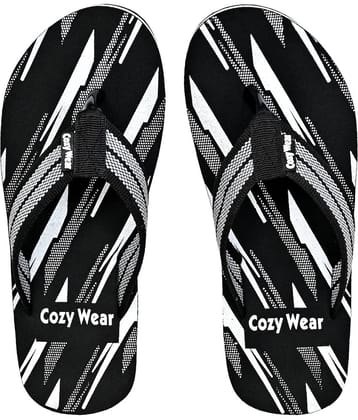 Cozy Wear - Black Men's Thong Flip Flop