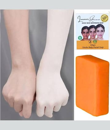 LUCACCI Skin Whitening Soap for All Skin Type ( Pack of 1 )