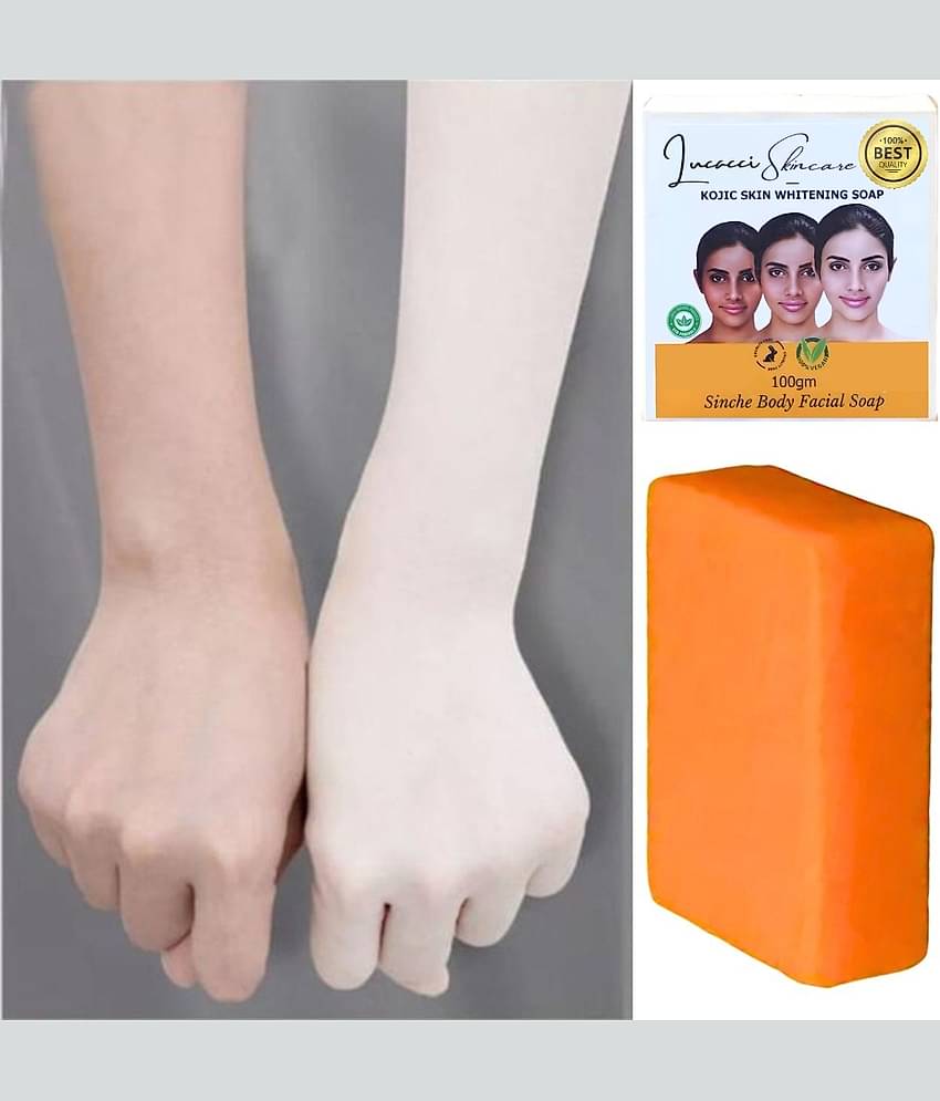 LUCACCI Skin Whitening Soap for All Skin Type ( Pack of 1 )