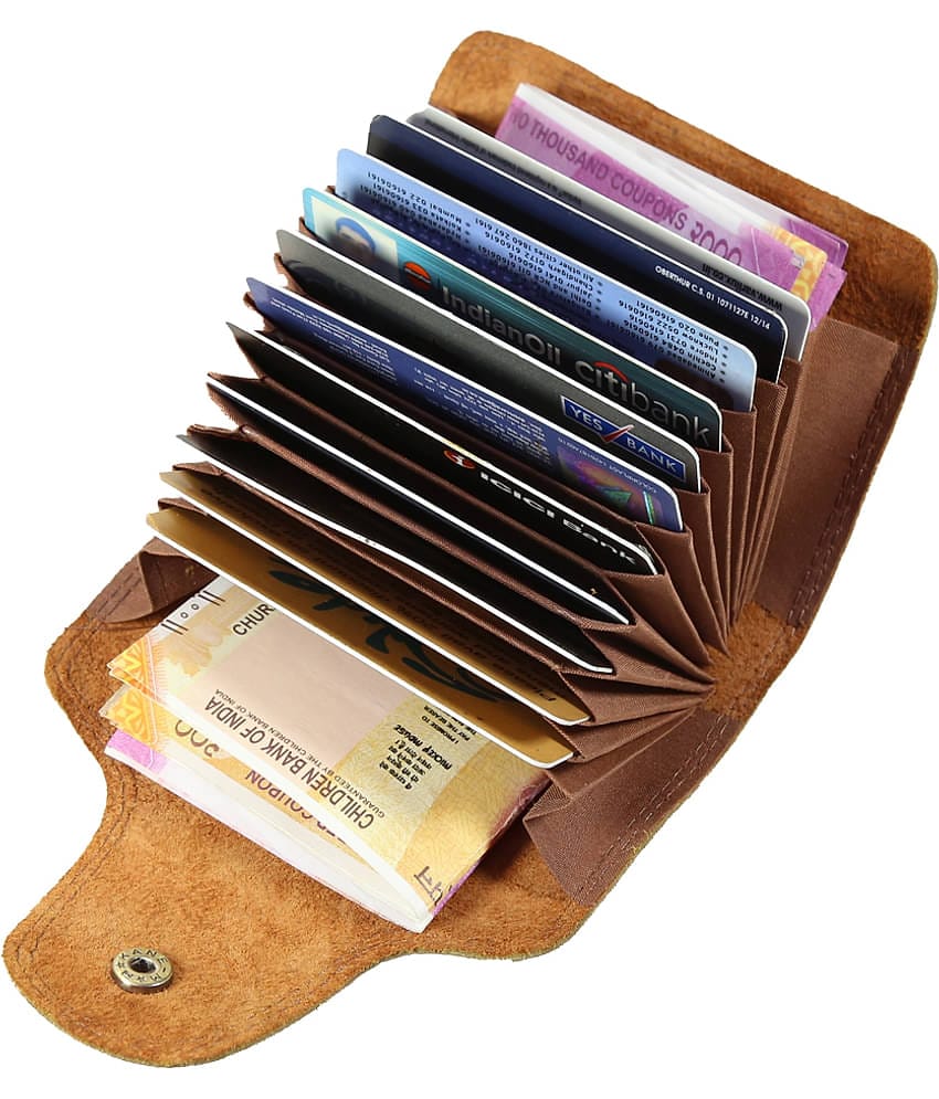 Style 98 - Leather Unisex Card Holder ( Pack of 1 )