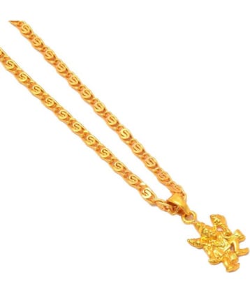 Jewarhaat - Golden Pendant ( Pack of 1 )