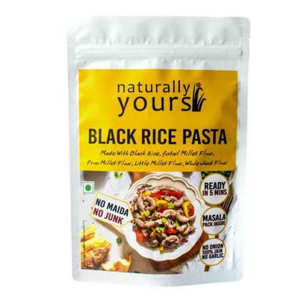 Black Rice Pasta - Rich in Protein - Ready in 10 Mins - 175g-Pack of 3