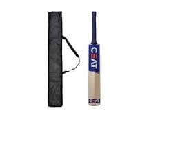 CEAT Cricket Bat, Full Size, Wooden, with Cover