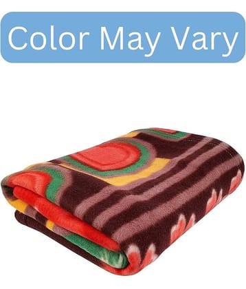 Welhouse Fleece Floral Single Bed Blanket ( 222 cm x 150 cm ) - Multicolor ( Pack of 1 ) Assorted