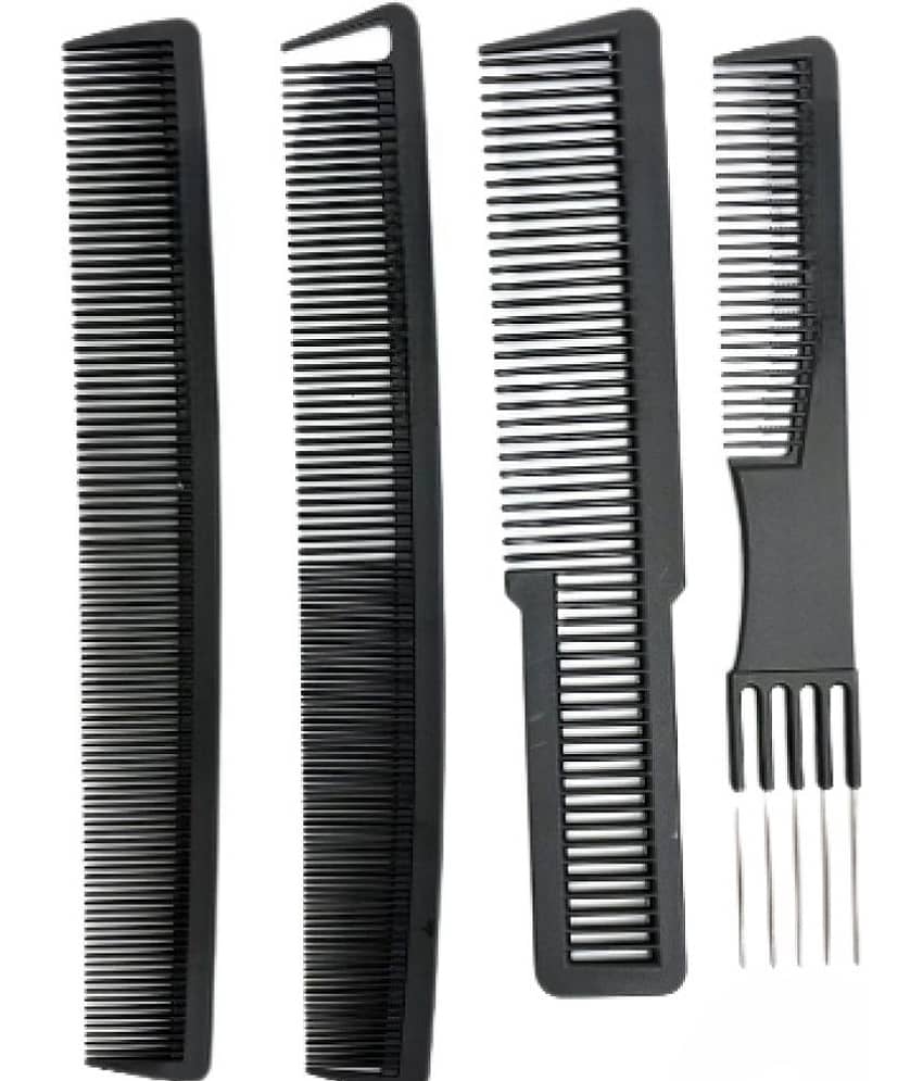 Dhanishka Full Size Wide Tooth Comb 4 Pcs
